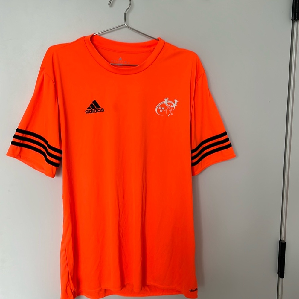 Adidas climacool flurrosent orange Munster Rugby training polo